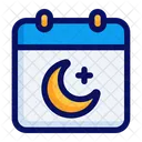 Calendario Ramadan Mes Icono