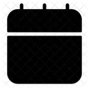 Calendario Notas Folleto Icono