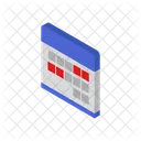 Calendario Horario Fecha Icono