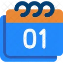 Calendario Horario Fecha Icono