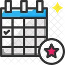 Calendario Fecha Evento Icono