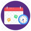 Planificador Evento Calendario Icono
