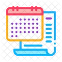 Calendario Data Medico Ícone