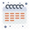 Calendario Horario Escolar Horario Ícone
