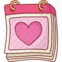 Pegatina De San Valentin Cnva Icono