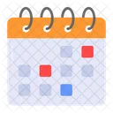 Calendario Fecha Almanaque Icono