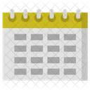 Calendario Fecha Horario Icono