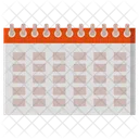 Calendario Fecha Horario Icono