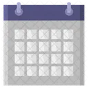 Calendario Fecha Horario Icono