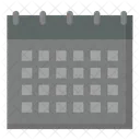 Calendario Fecha Horario Icono