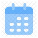 Calendario Planificador Horario Icono