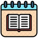 Calendario Hora Dia Internacional Da Alfabetizacao Ícone