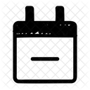 Calendario Menos Eliminar Icono