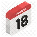 Calendario mensual  Icon