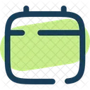 Calendario Minimalista Programacao Data Ícone