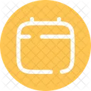 Calendário minimalista  Ícone
