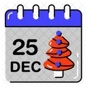 Calendario De Navidad Navidad Calendario Icono