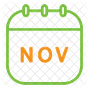 Calendario de noviembre  Icon