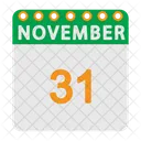 Calendario de noviembre  Icono