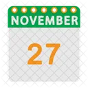 Calendario de noviembre  Icono