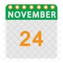 Calendario de noviembre  Icono