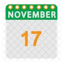 Calendario de noviembre  Icono