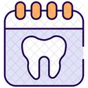 Calendario Odontologico Consulta Odontologico Ícone