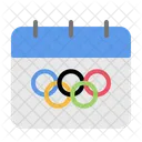 Calendario De Juegos Olimpicos Icon