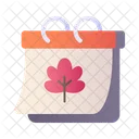 Calendario De Otono Otono Calendario Icon