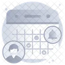 Notificacao Pessoal Agenda Calendario Pessoal Ícone