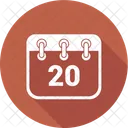 Calendario Plazo Planificacion Icono