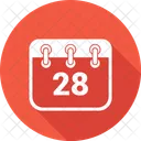 Calendario Plazo Planificacion Icono