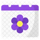 Calendario De Primavera Vacaciones De Primavera Primavera Icono