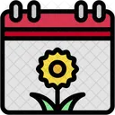 Calendario De Primavera Fecha Horario Icono