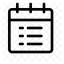 Calendario Data Programacao Ícone