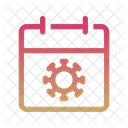 Calendario Quarentena Ícone