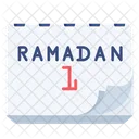 Calendario De Ramadan Ramadan Calendario Icono