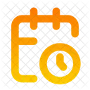 Reloj Calendario Icono