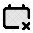 Remover calendário  Icon