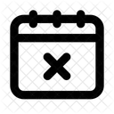 Remover Calendario Data Hora Ícone