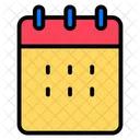 Calendário semanal  Ícone