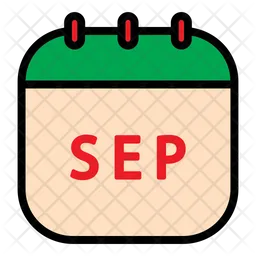 Calendario Septiembre  Icon