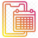 Calendário do smartphone  Ícone