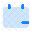 Subtração de calendário  Ícone