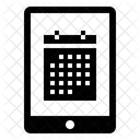 Tablet Dispositivo Tecnologia Programacao Alarme Data Calendario Icon