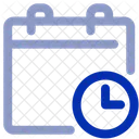 Tempo De Calendario Calendario Programacao Ícone