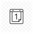 Hora E Data Calendario Data Ícone