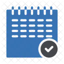 Calendario verificado  Icon