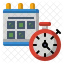 Calendario Icono De Tiempo Horario Icono