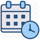 Calendario Hora Reloj Icono